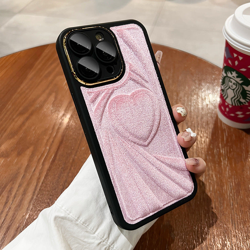 Luxurious Velvet Love Phone Case