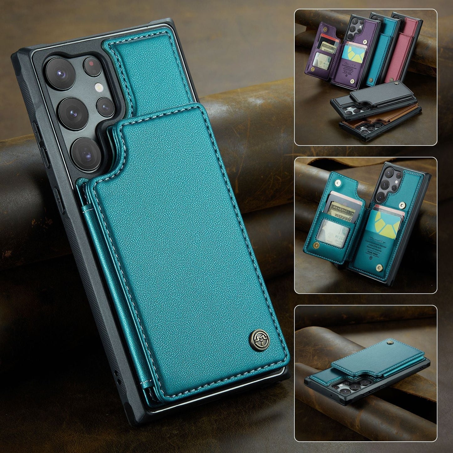 New Wallet Flap Leather Case For Samsung S23 Ultra/S22Ultra