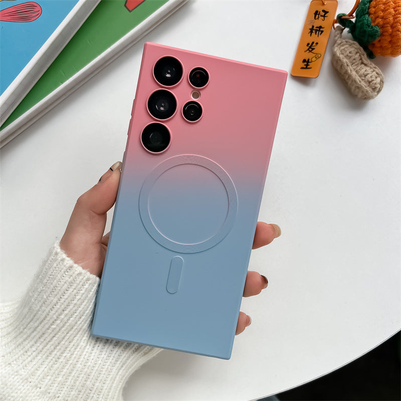 Magnetic Soft Silicone Case For Samsung
