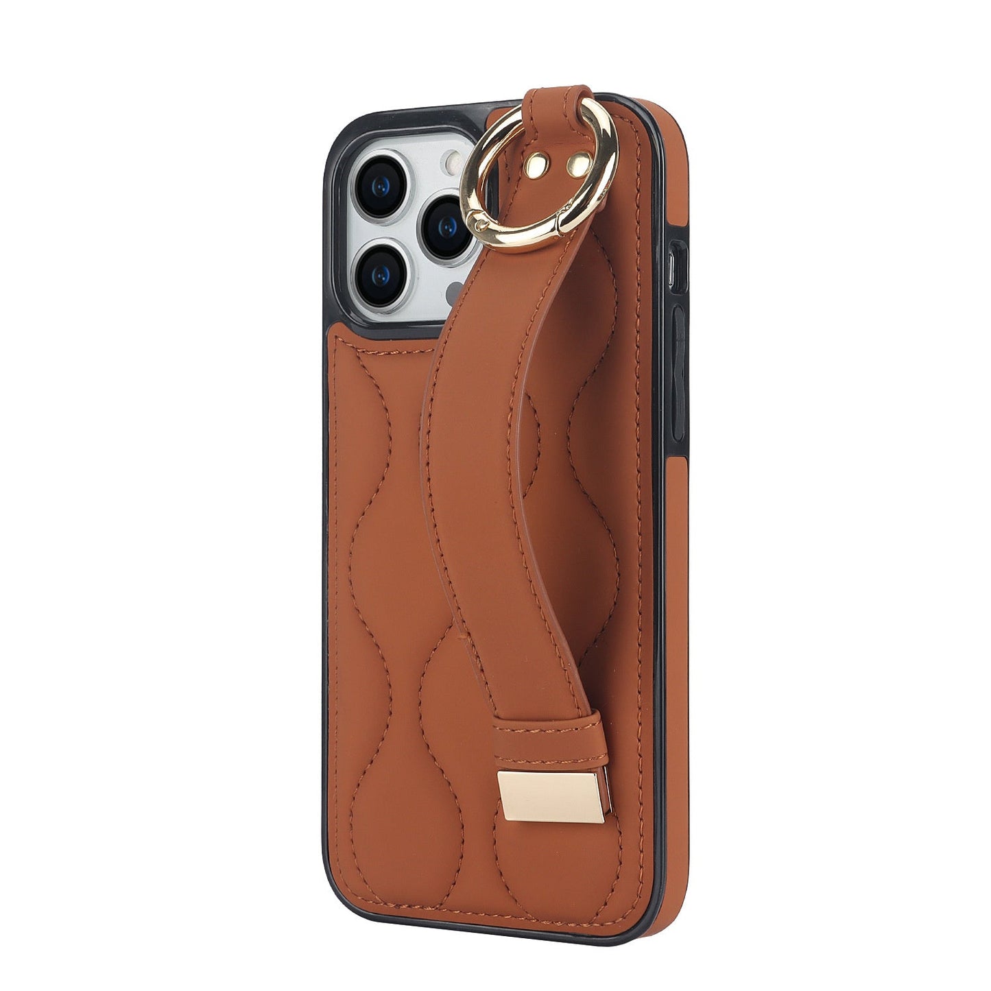 Diamond Leather Wristband Phone Case