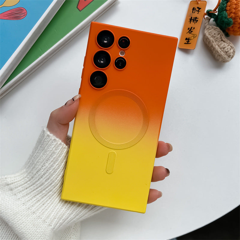 Magnetic Soft Silicone Case For Samsung