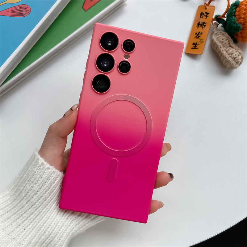 Magnetic Soft Silicone Case For Samsung