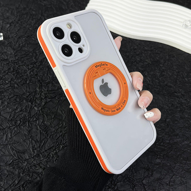 Anti-slip Edge Magnetic Ring Holder Phone Case
