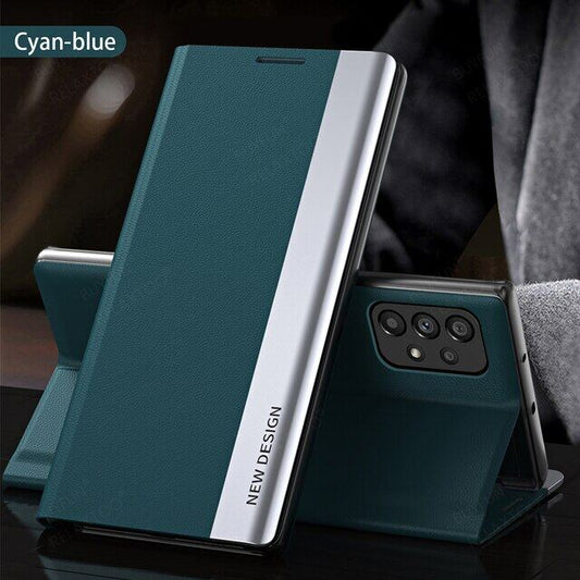The 4th generation Luxury Flip Magnetic Holder Phone Case For Samsung A50/A30S/A50S