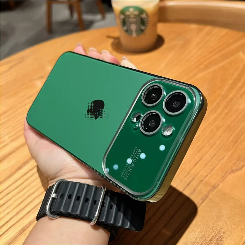 Electroplating Matte Large Window Lens Protection Case