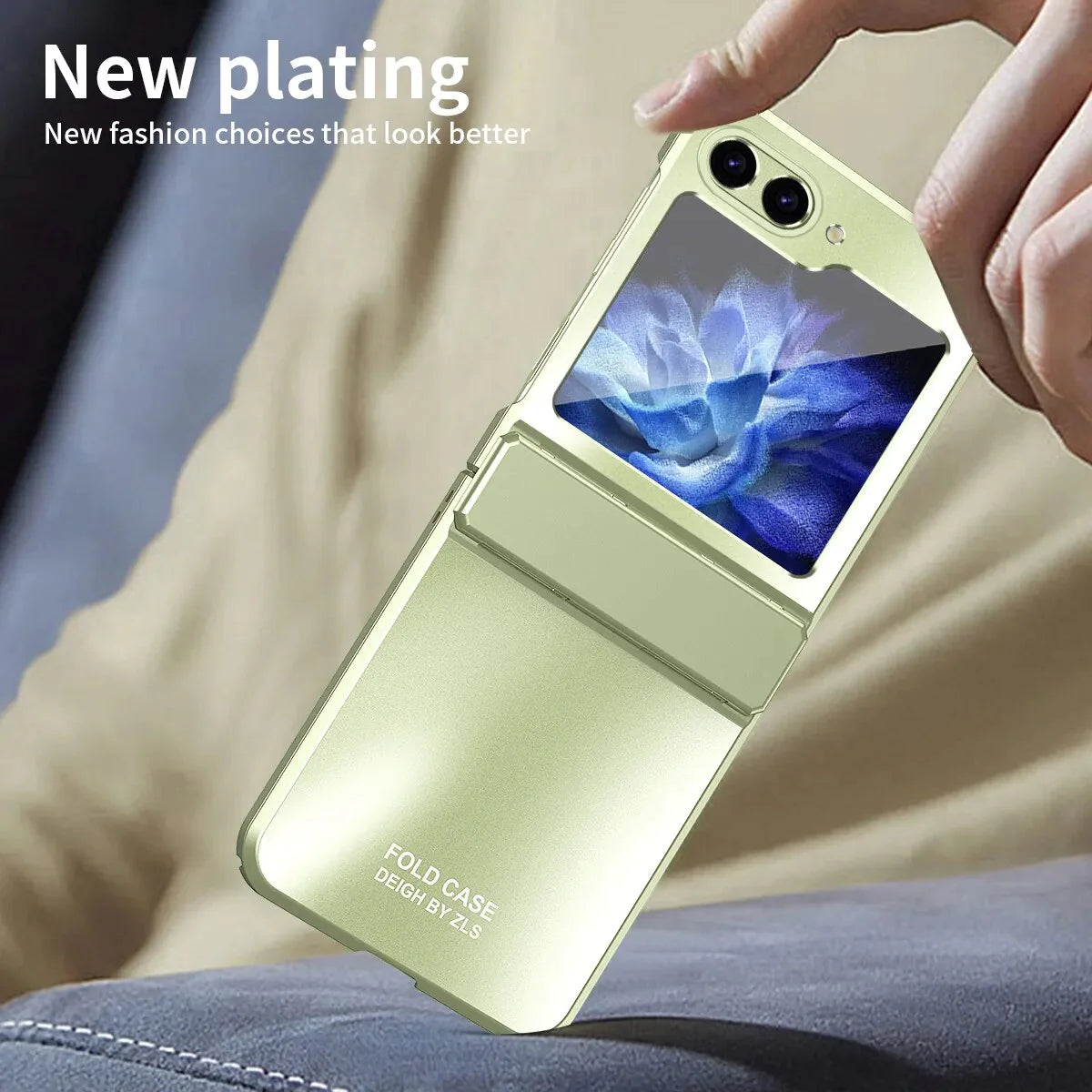 Anti-Drop Plating Case for Samsung Galaxy Z Flip 5