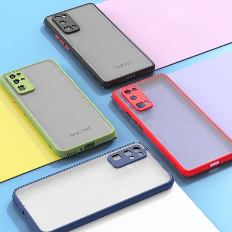 Shockproof Matte Clear Phone Case For Samsung