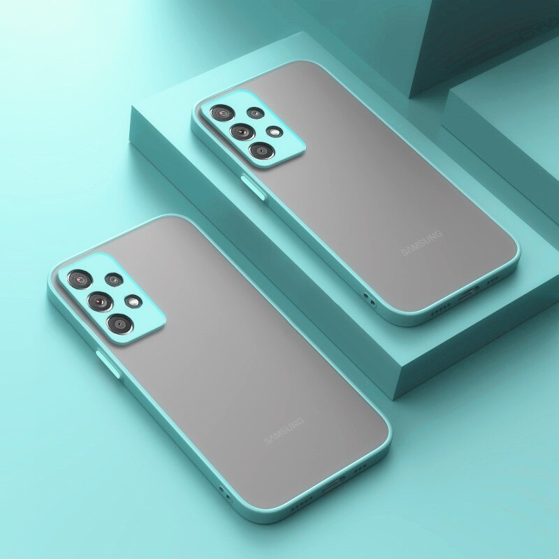 Shockproof Matte Clear Phone Case For Samsung