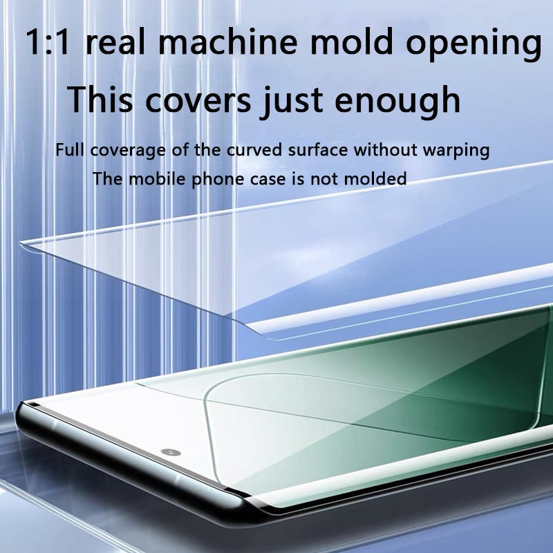 Fully adhesive tempered film artifact