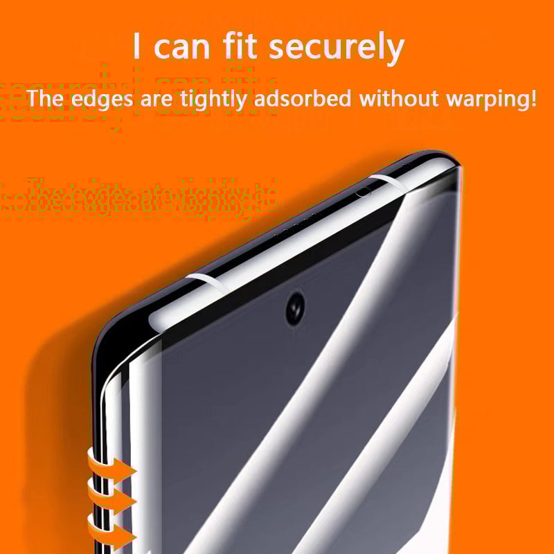 Fully adhesive tempered film artifact
