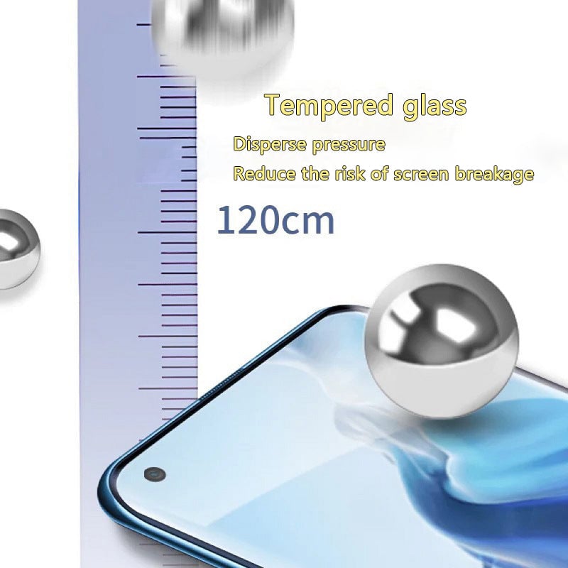 Fully adhesive tempered film artifact