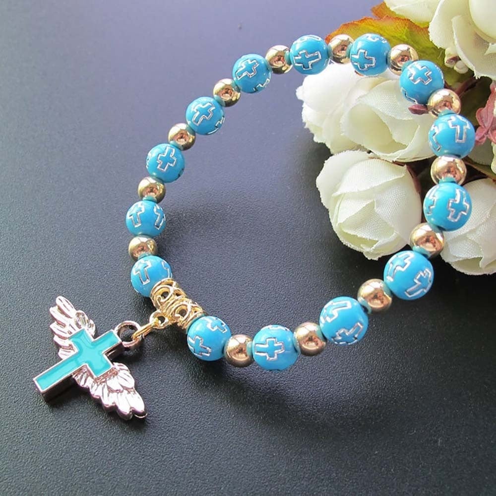 (🔥BUY 1 GET 1 FREE) -Angel Wing Cross Bracelet