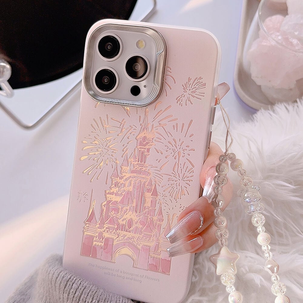 ✨Laser gradient dream castle phone case for iphone 15 14 13 12