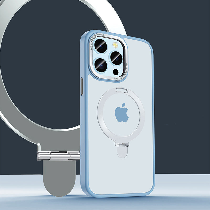 New Design Shockproof iPhone  15 Case Compatible with MagSafe (with Stand)