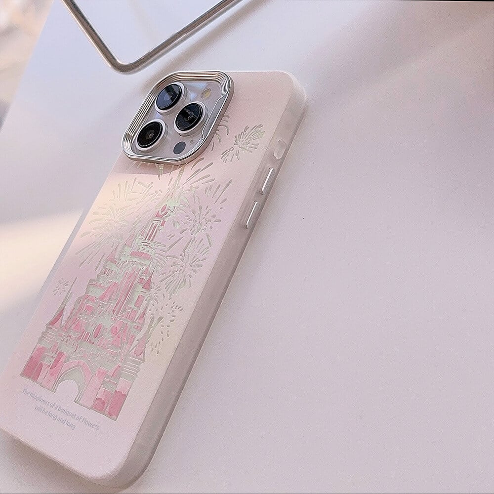 ✨Laser gradient dream castle phone case for iphone 15 14 13 12