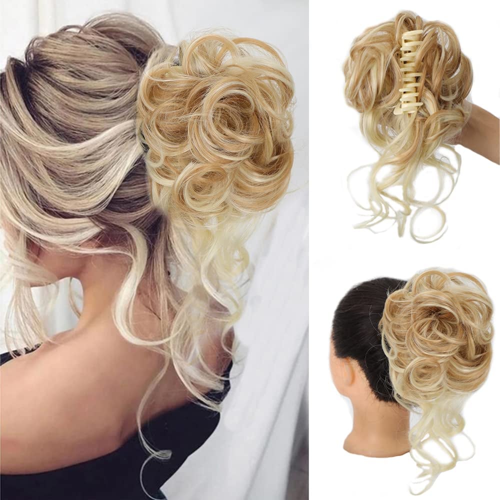 Buy 1 Get 1 Free - Curly Bun Hair Piece