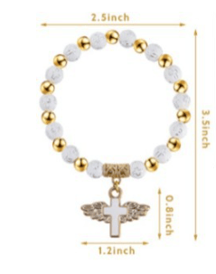 (🔥BUY 1 GET 1 FREE) -Angel Wing Cross Bracelet