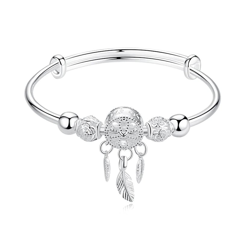 🔥HOT SALE NOW 49% OFF 🎁 -Dreamcatcher Bracelet SILVER (GIFT BOX)