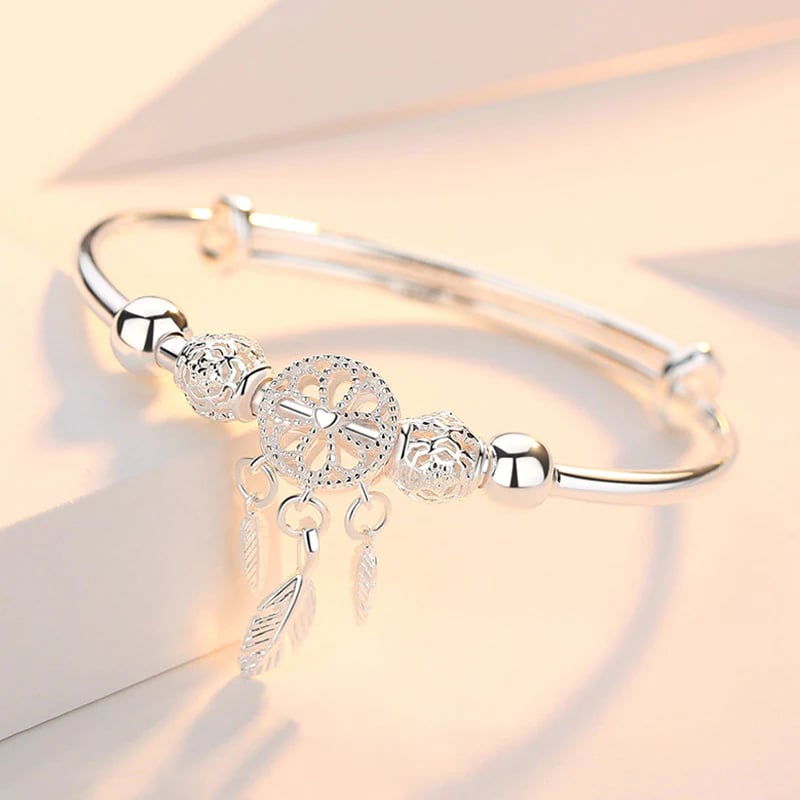 🔥HOT SALE NOW 49% OFF 🎁 -Dreamcatcher Bracelet SILVER (GIFT BOX)