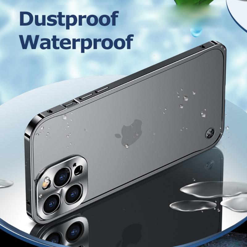 Luxury Shockproof Case with Metal Edge for iPhone