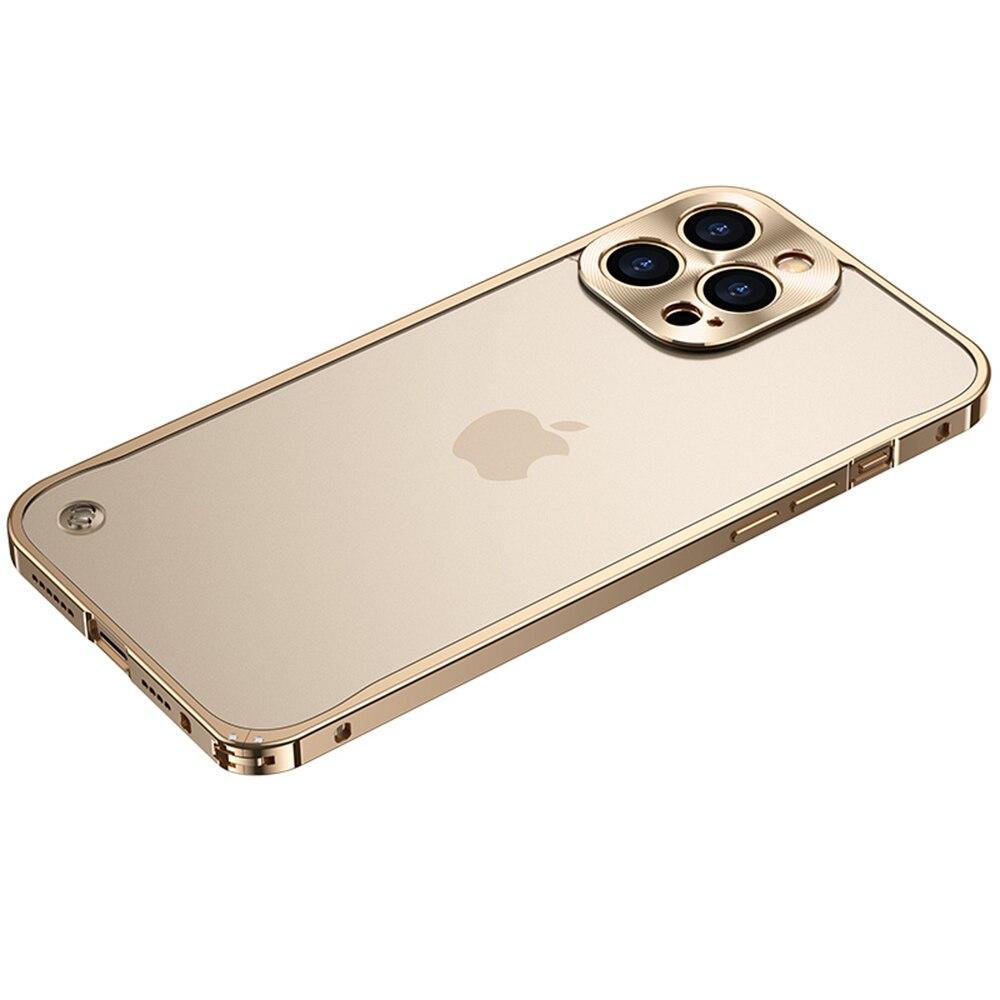 Luxury Shockproof Case with Metal Edge for iPhone