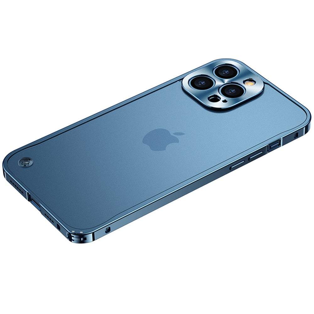 Luxury Shockproof Case with Metal Edge for iPhone