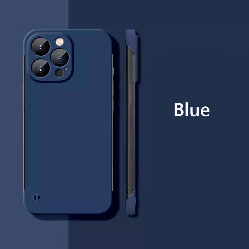 Frameless Slim Matte Hard Back Case For iPhone