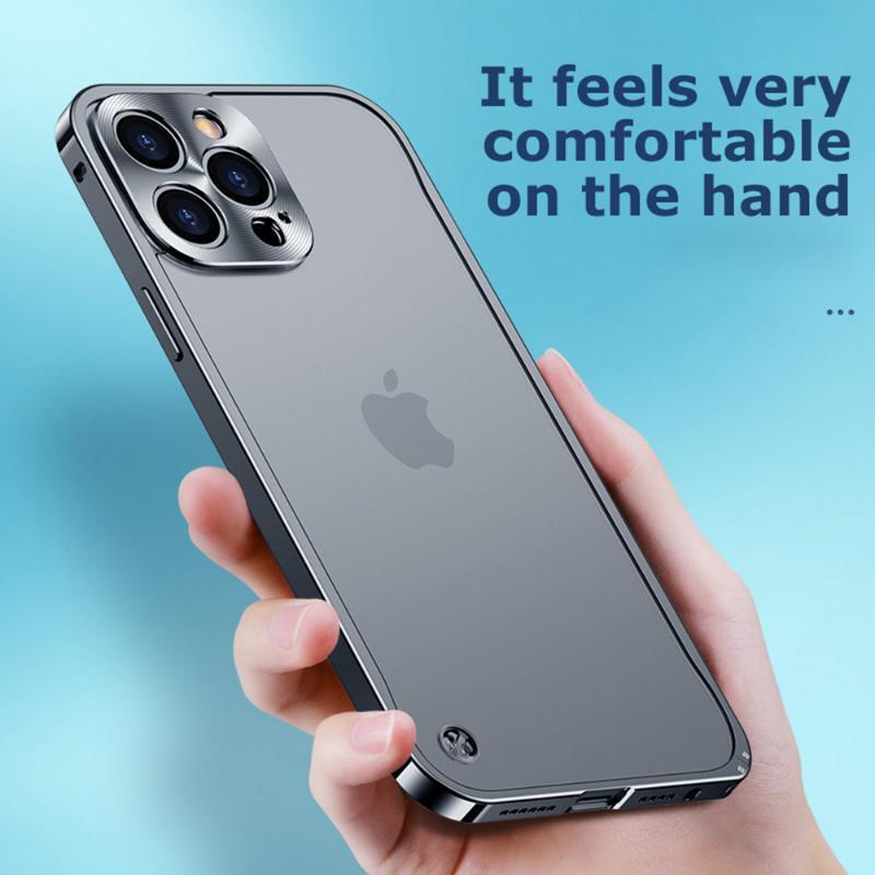 Luxury Shockproof Case with Metal Edge for iPhone