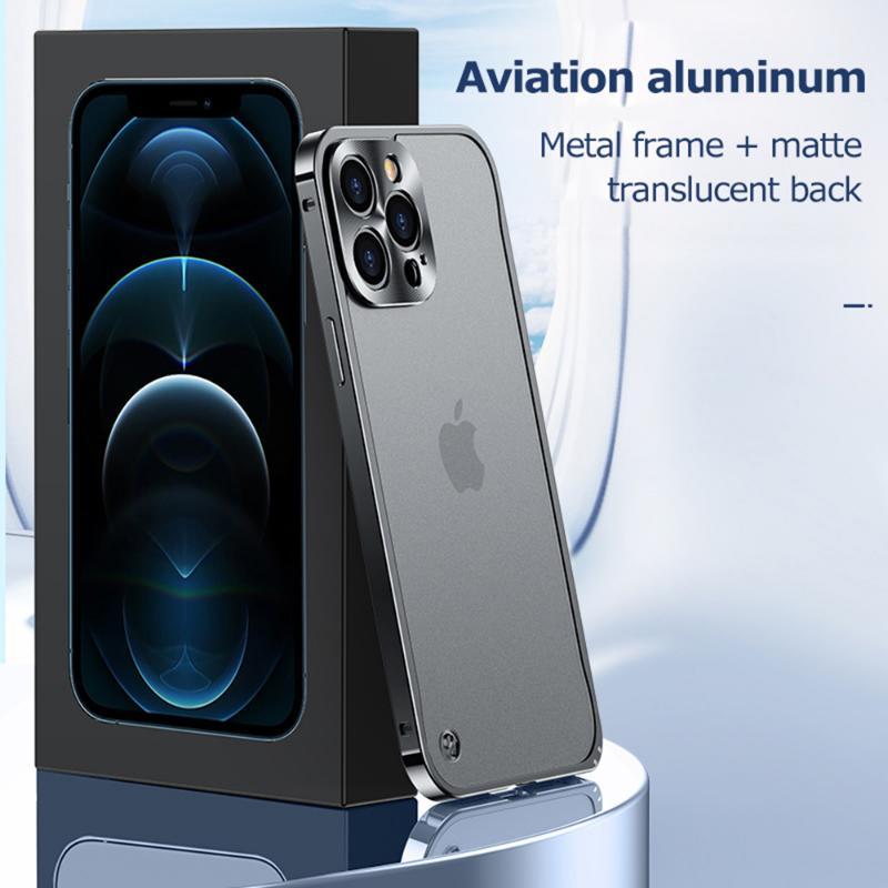 Luxury Shockproof Case with Metal Edge for iPhone