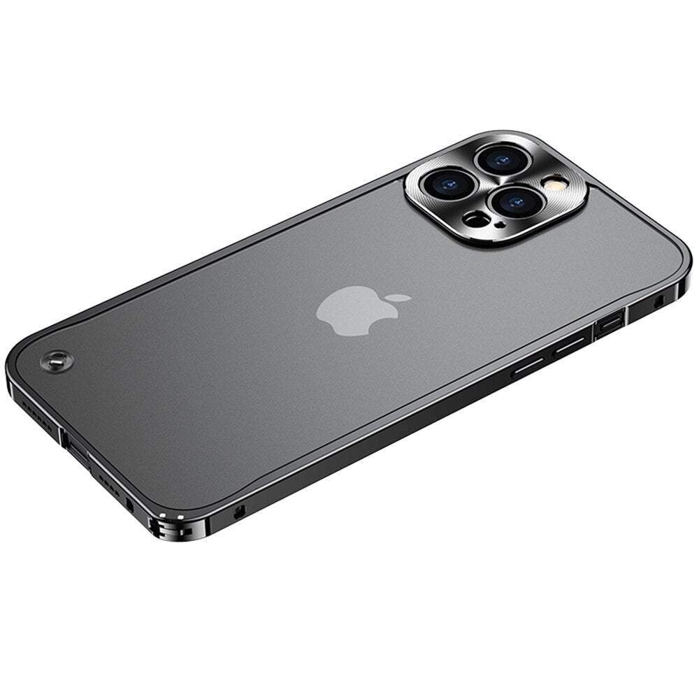 Luxury Shockproof Case with Metal Edge for iPhone