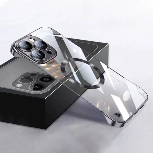 Ultra-thin Frameless Transparent Case For iPhone