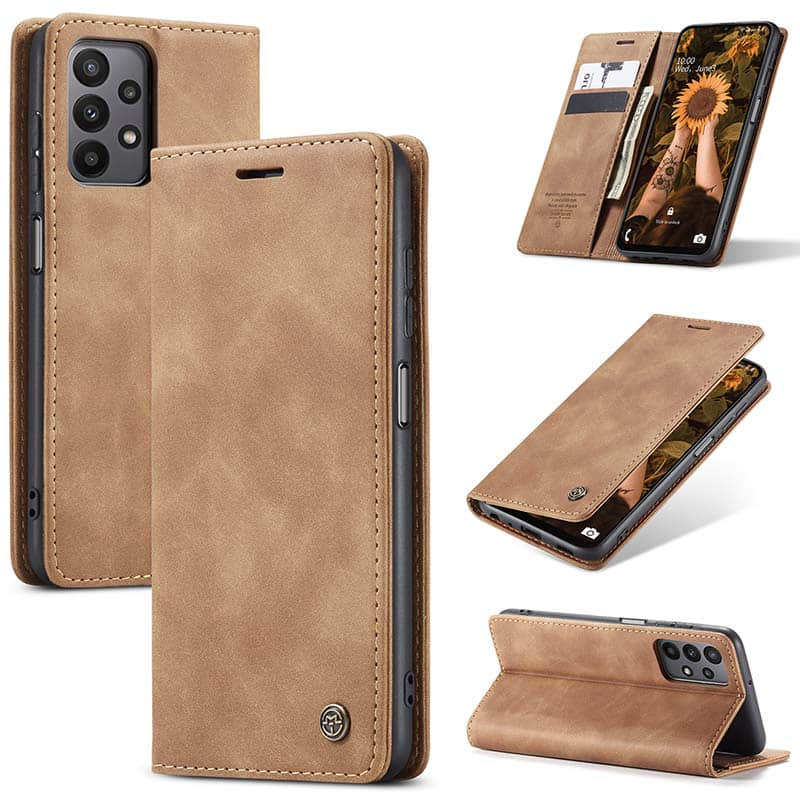 Vintage Flip Stand Case For Samsung Galaxy A32 5G